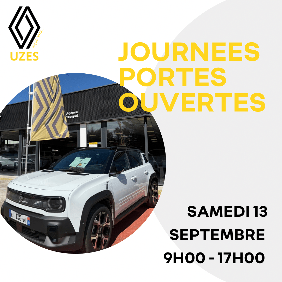 Portes Ouvertes au Garage Renault Uzès les 13 et 14 septembre : découvrez la nouvelle Renault R4 et R5